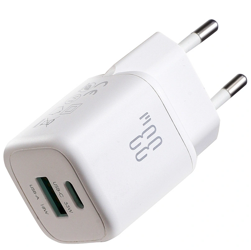 Netzteil mit USB-C-Kabel Joyroom JR-TG7, 33W, 3A, 1 x USB-A - 1 x USB-C, Weiß