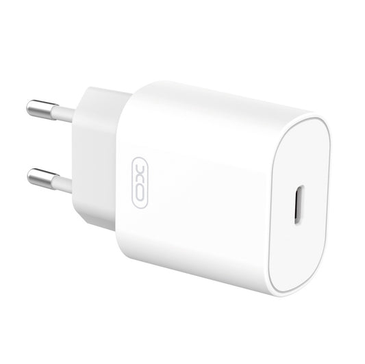 Netzladegerät XO Design, 25W, 3A, 1 x USB-C, Weiß