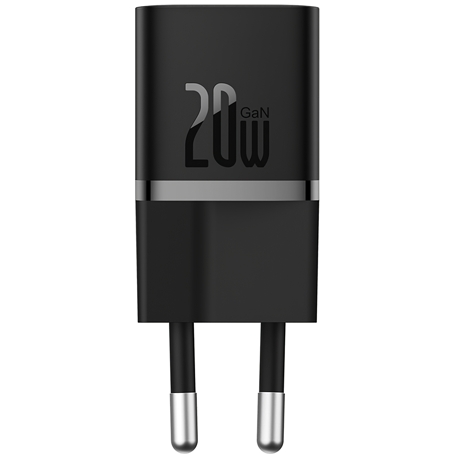 Netzwerkladegerät mit USB-C-Kabel Baseus GaN5, 20 W, 3 A, 1 x USB-C, Schwarz P10110900113-00