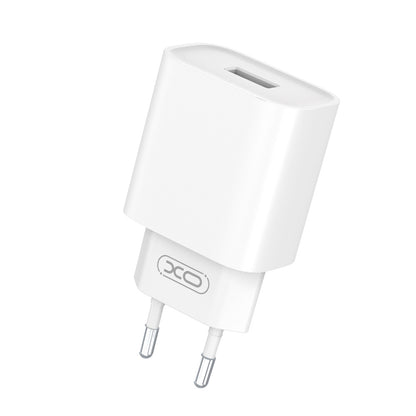Network Charger with USB-C Cable XO Design CE02D, 18W, 3A, 1 x USB-A, White