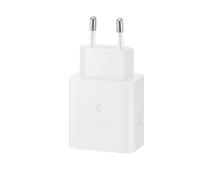 Samsung USB-C Network Charger with Cable, 45W, 4.05A, 1 x USB-C, White EP-T4511XWEGEU