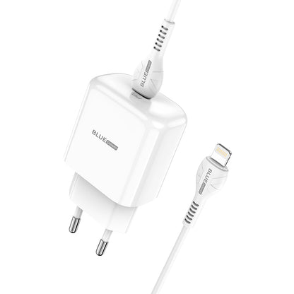 Netzwerkladegerät mit Lightning-Kabel BLUE Power BBN3, 20 W, 3 A, 1 x USB-C, Weiß