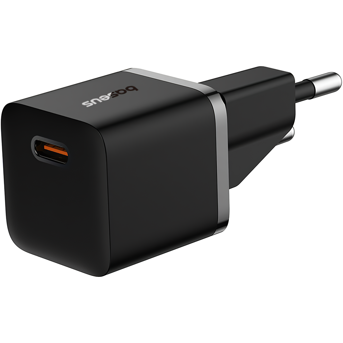 Netzwerkladegerät mit USB-C-Kabel Baseus GaN5, 20 W, 3 A, 1 x USB-C, Schwarz P10110900113-00