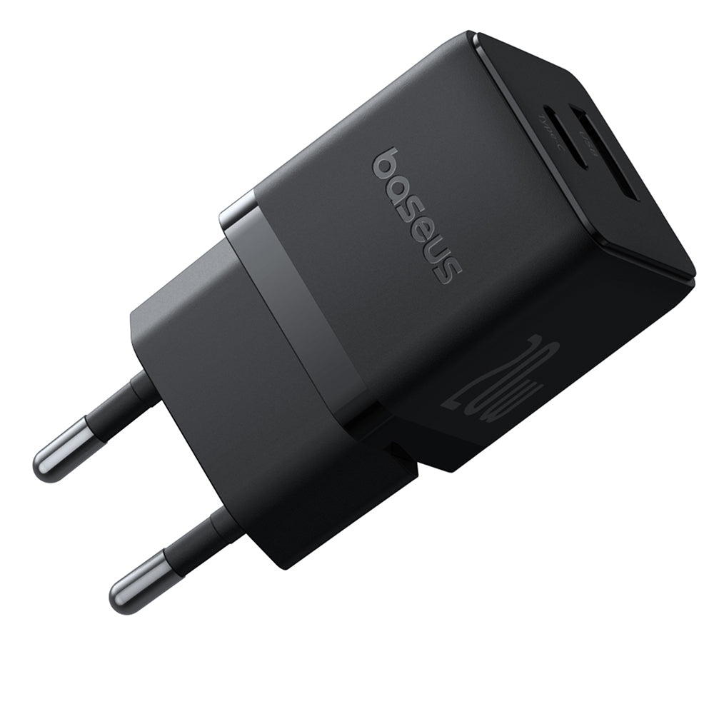 Netzladegerät mit USB-C Kabel Baseus Palm, 20W, 3A, 1 x USB-A - 1 x USB-C, Schwarz P10111608113-01