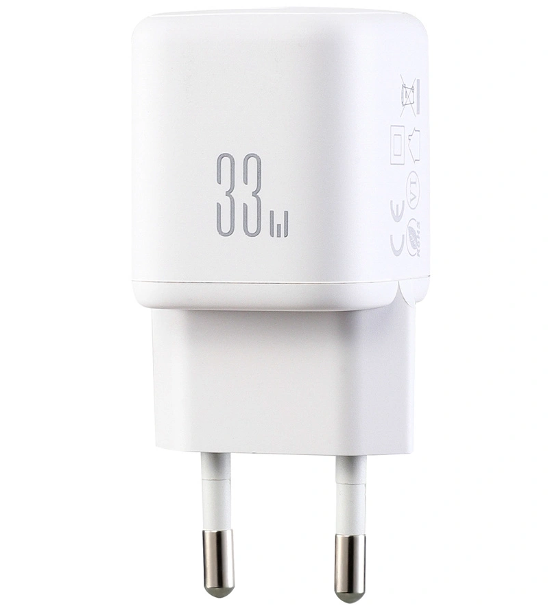 Netzteil mit USB-C-Kabel Joyroom JR-TG7, 33W, 3A, 1 x USB-A - 1 x USB-C, Weiß
