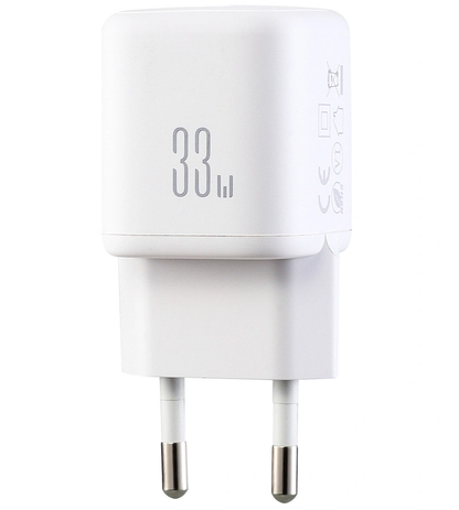 Netzladegerät mit Lightning-Kabel Joyroom JR-TG7, 33W, 3A, 1 x USB-A - 1 x USB-C, Weiß