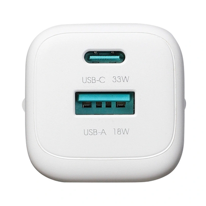 Netzteil mit USB-C-Kabel Joyroom JR-TG7, 33W, 3A, 1 x USB-A - 1 x USB-C, Weiß