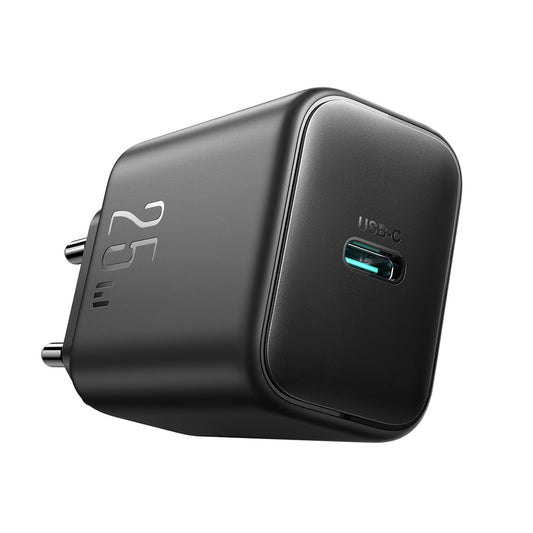 Network Charger with USB-C Cable Joyroom JR-TCF23, 25W, 3A, 1 x USB-C, Black