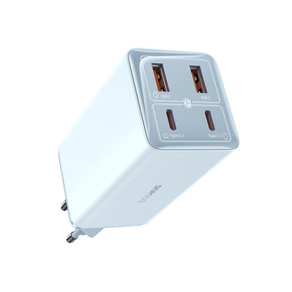 Netzladegerät mit USB-C Kabel Baseus GaN6 Pro, 100W, 3.25A, 2 x USB-A - 2 x USB-C, Blau P10162705312-00