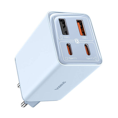 Netzladegerät mit USB-C Kabel Baseus GaN6 Pro, 65W, 3.25A, 2 x USB-A - 2 x USB-C, Blau E0121D00