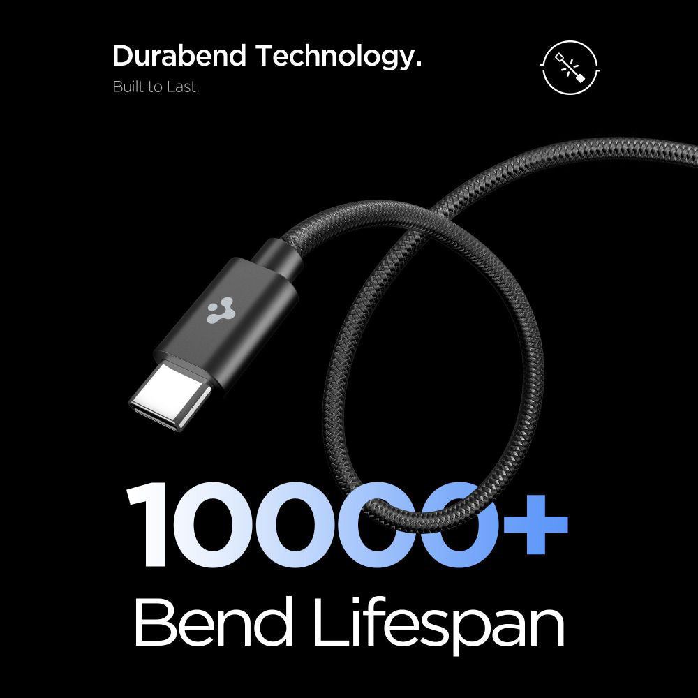 Netzladegerät mit USB-C Kabel Spigen EE451EU Essential, 45W, 3A, 1 x USB-C, Schwarz ACH09474