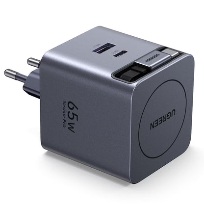 Netzladegerät mit USB-C Kabel UGREEN X614, 45W, 3A, 1 x USB-A - 1 x USB-C, Grau