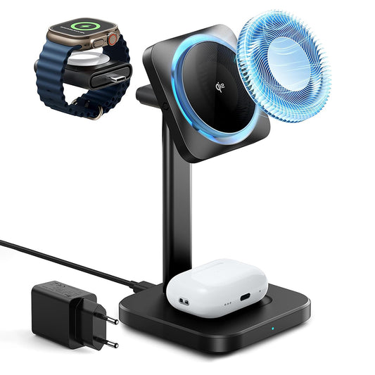 ESR CryoBoost 3in1 Wireless Network Charger, 25W, 1.67A, Black