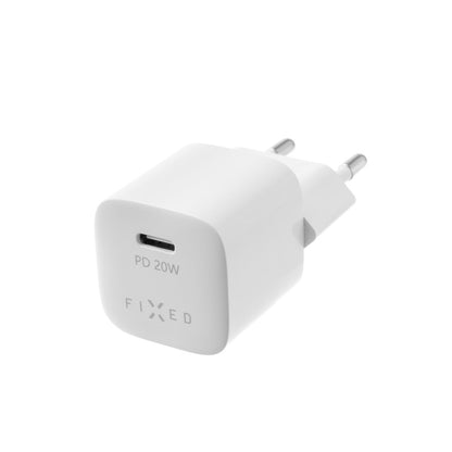 Netzladegerät Fixed Mini, 20W, 3A, 1 x USB-C, Weiß