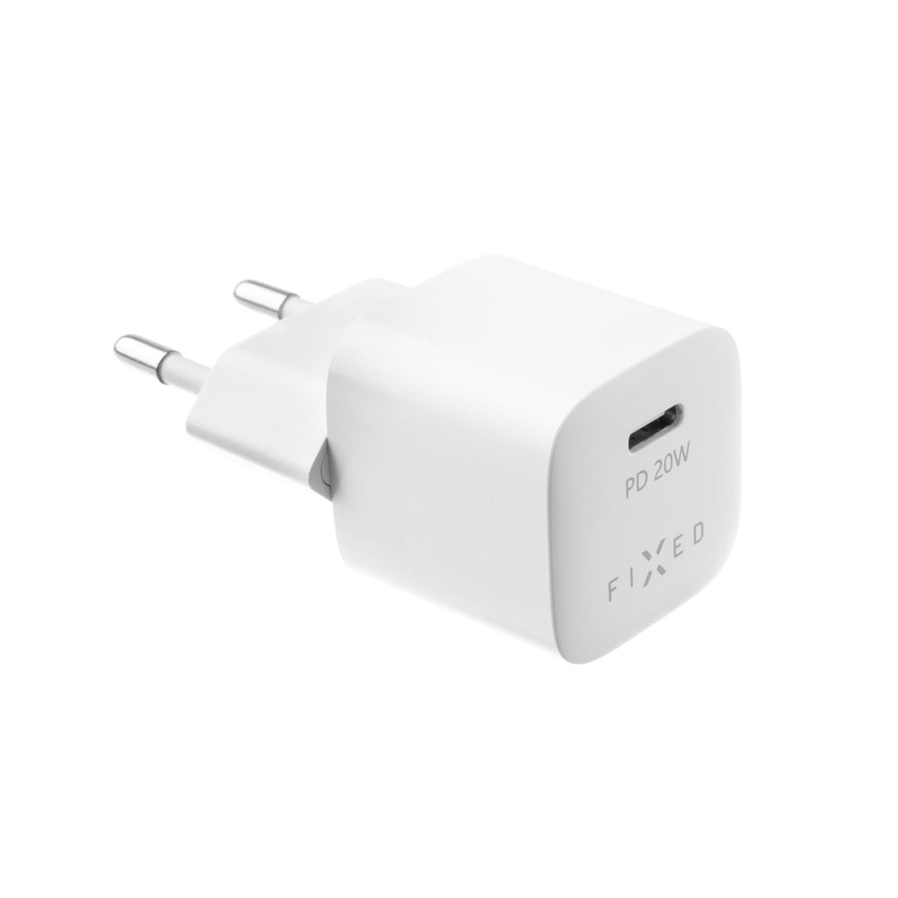 Netzladegerät Fixed Mini, 20W, 3A, 1 x USB-C, Weiß