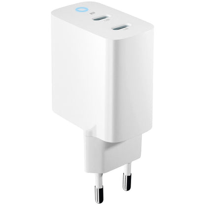 Forever Network Charger TC-06-65CC, 65 W, 3,25 A, 2 x USB-C, Weiß