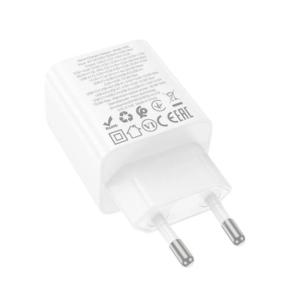 Netzladegerät HOCO N56, 30W, 3A, 2 x USB-A - 2 x USB-C, Weiß