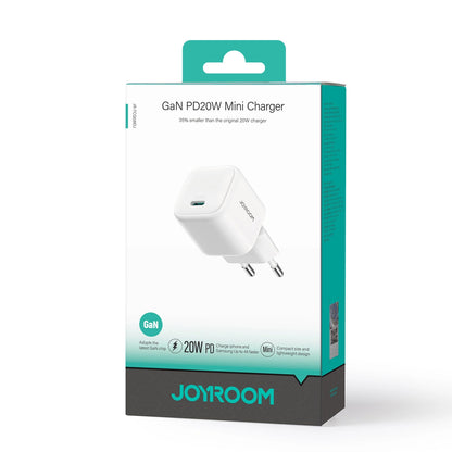 Netzladegerät Joyroom JR-TCG08, 20W, 3A, 1 x USB-C, Weiß