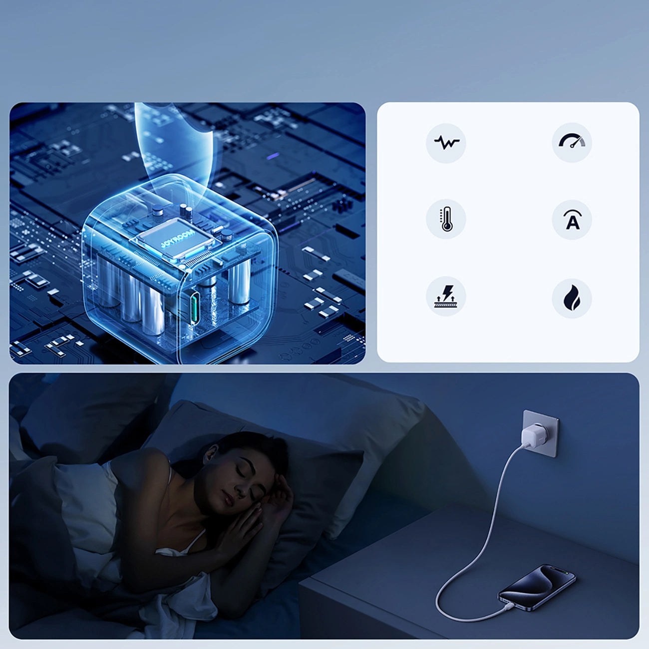 Netzladegerät Joyroom JR-TCG08, 20W, 3A, 1 x USB-C, Weiß