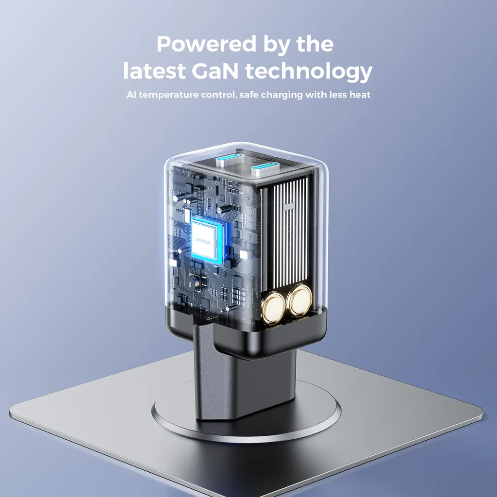 Netzladegerät Joyroom JR-TCG17, 45W, 3A, 2 x USB-C, Schwarz