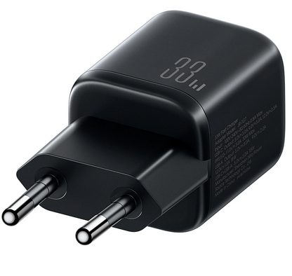 Joyroom JR-TG7 Network Charger, 33W, 3A, 1 x USB-A - 1 x USB-C, Black