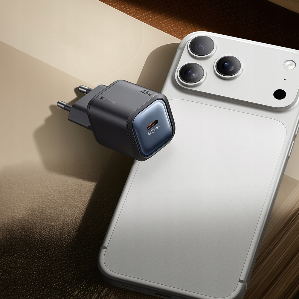 McDodo CH-4391 Ultimate Mini Netzladegerät, 45W, 3A, 1 x USB-C, Schwarz