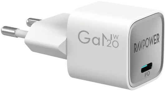 Netzladegerät RavPower RP-PC1056, 30W, 3A, 1 x USB-C, Weiß