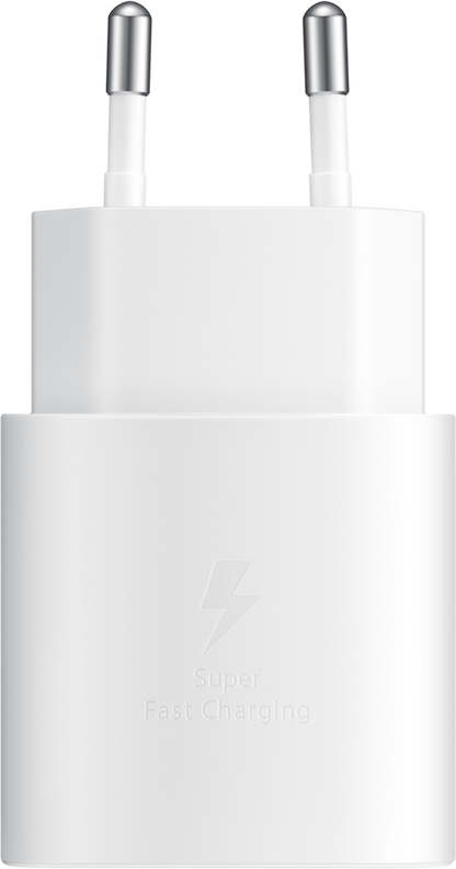 Samsung Network Charger EP-TA800, 25W, 3A, 1 x USB-C, White GP-PTU021SOAWQ