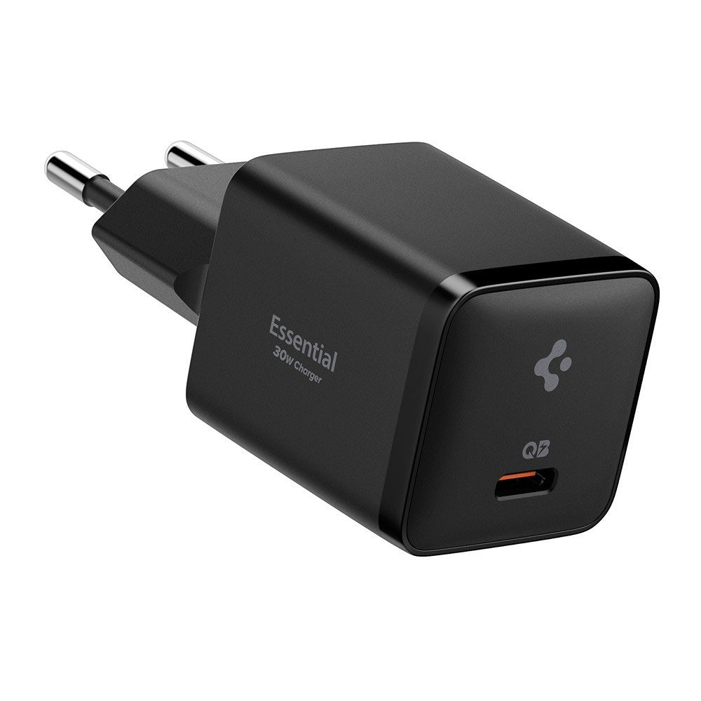 Spigen Netzladegerät EE301EU Essential, 30W, 3A, 1 x USB-C, Schwarz ACH09493