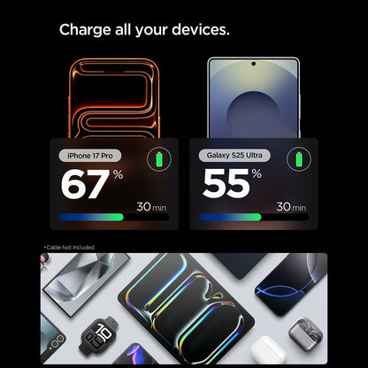 Spigen Netzladegerät EE301EU Essential, 30W, 3A, 1 x USB-C, Schwarz ACH09493