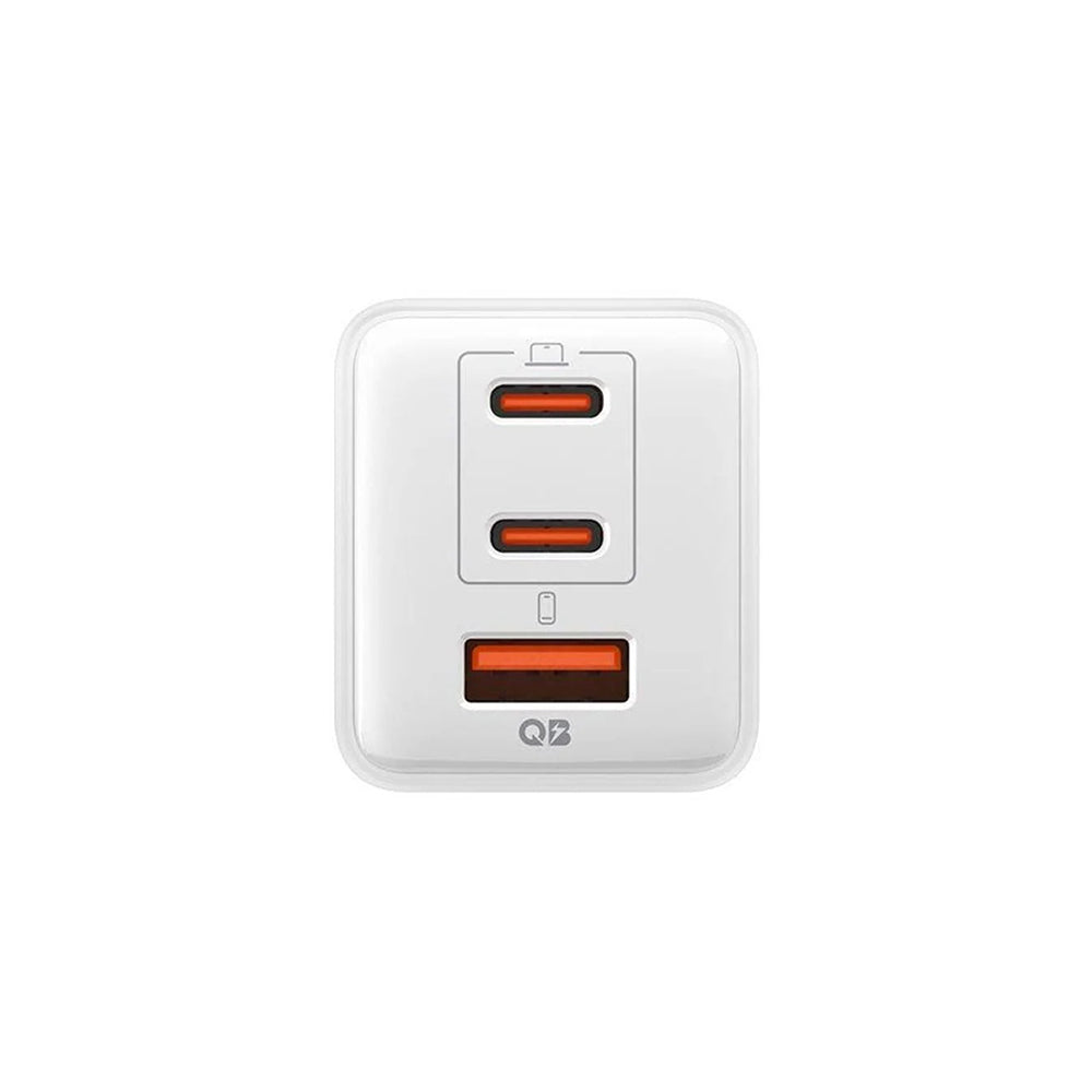 Spigen EE473EU Essential Netzladegerät, 47W, 3A, 1 x USB-A - 2 x USB-C, Weiß ACH09464