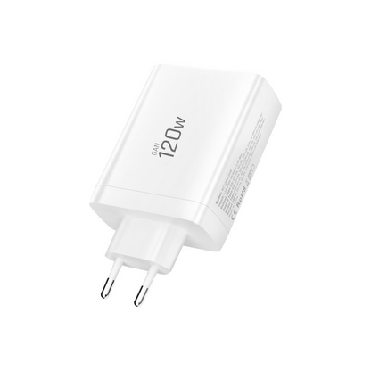 Netzladegerät Tech-Protect NC120W-GAN, 120W, 5A, 1 x USB-A - 3 x USB-C, Weiß