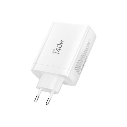 Netzladegerät Tech-Protect NC140W-GAN, 140W, 5A, 1 x USB-A - 3 x USB-C, Weiß