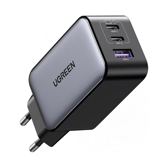 UGREEN Netzladegerät CD244 (10335), 65W, 3A, 1 x USB-A - 2 x USB-C, Grau
