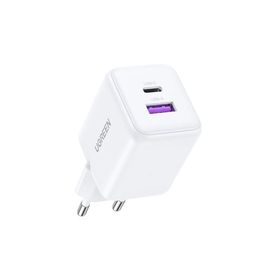 UGREEN X516 Netzladegerät, 30W, 3A, 1 x USB-A - 1 x USB-C, Weiß