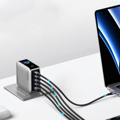 UGREEN X773 Netzladegerät (65620B), 100W, 1 x USB-A - 4 x USB-C, Grau