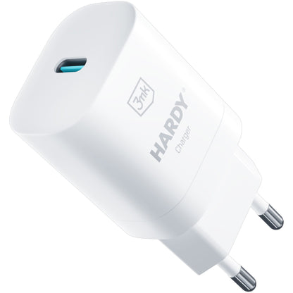 3MK Hardy GaN-Netzwerkladegerät, 33 W, 3 A, 1 x USB-C, Weiß