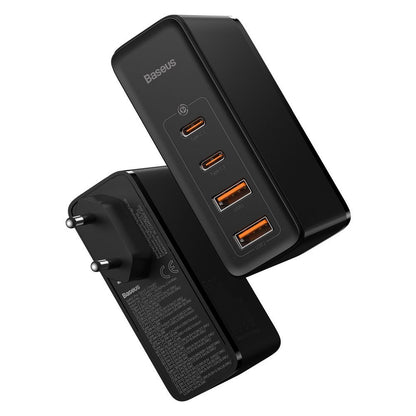 Baseus GaN2 Pro Netzwerkladegerät, 100 W, 5 A, 2 x USB-A – 2 x USB-C, Schwarz CCGAN2P-L01