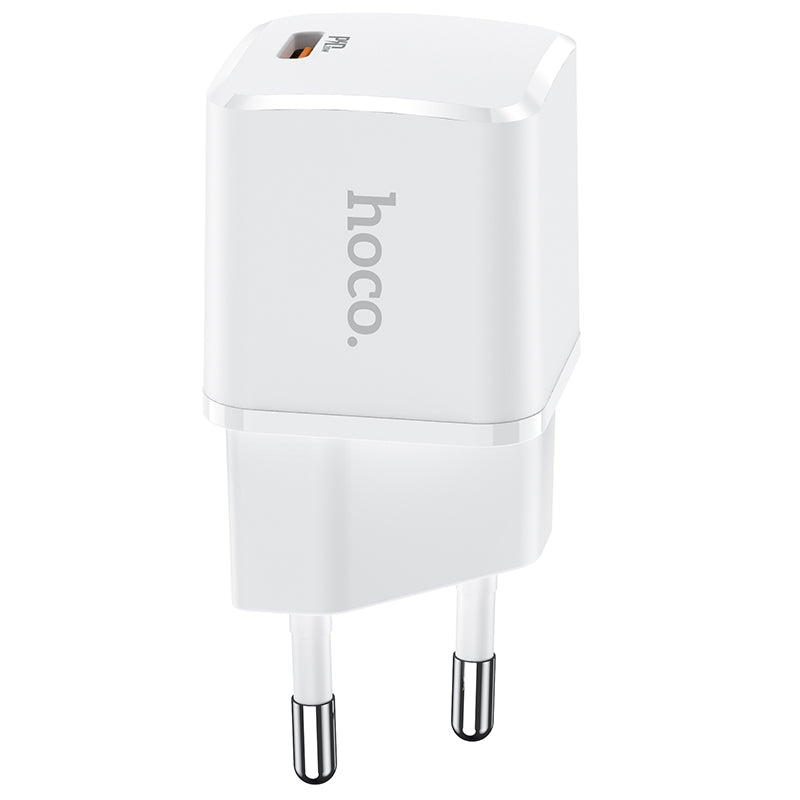 HOCO N10 Netzwerkladegerät, 20 W, 3 A, 1 x USB-C, Weiß 