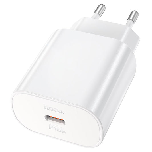 HOCO Jetta N22 Netzwerkladegerät, 25 W, 3 A, 1 x USB-C, Weiß