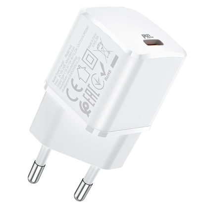 HOCO N10 Netzwerkladegerät, 20 W, 3 A, 1 x USB-C, Weiß 