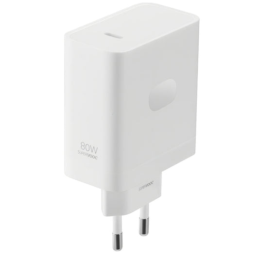 Netzwerkladegerät mit USB-C-Kabel OnePlus, 80 W, 7,3 A, 1 x USB-C, Weiß 5461100248