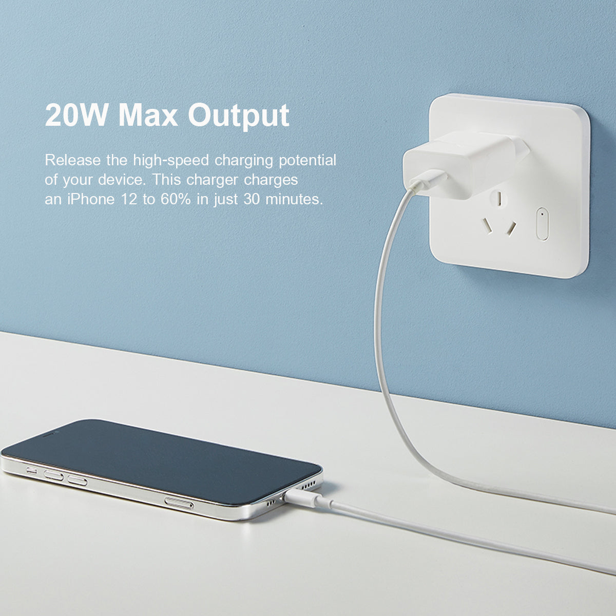 Xiaomi Netzladegerät, 20W, 3A, 1 x USB-C, Weiß BHR4927GL