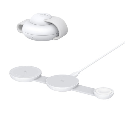 Anker MagGo 3in1 Wireless Netzladegerät, 15W, 1,67A, Weiß B25M8H21