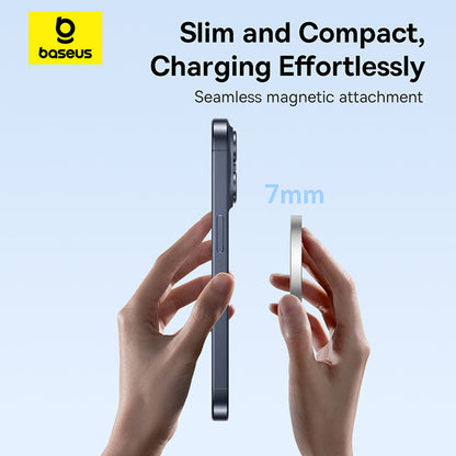 Baseus Simple Mini4 Air Wireless Netzladegerät, 15W, 1.67A, Silber P10278200S11-00