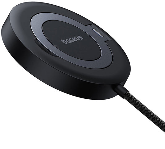 Baseus Simple Mini4 Wireless Netzladegerät, 15W, 1.67A, Schwarz P10273300121-01