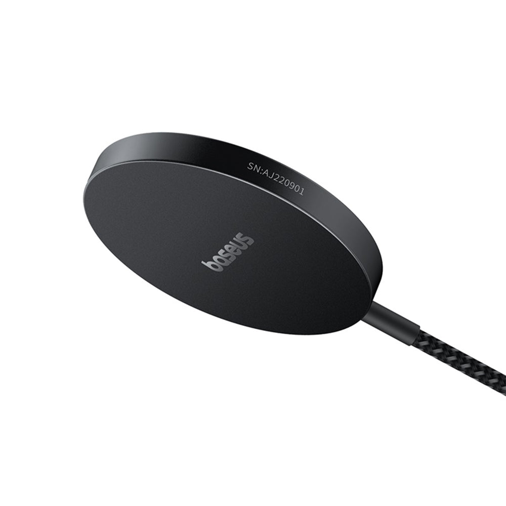 Baseus Simple Mini4 Air Wireless Netzladegerät, 15W, 1.67A, Schwarz P10278200111-00