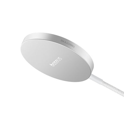 Baseus Simple Mini4 Air Wireless Netzladegerät, 15W, 1.67A, Silber P10278200S11-00