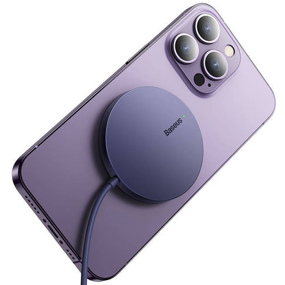 Baseus Simple Mini3 Wireless Netzladegerät, 15W, 1.67A, Lila CCJJ040205