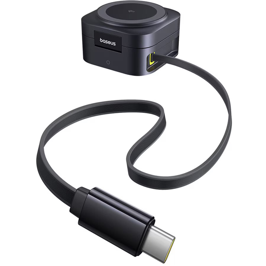 Baseus PicoGo 2in1 Wireless Netzladegerät, 67W, 3A, 1 x USB-C, Schwarz P10276800123-00